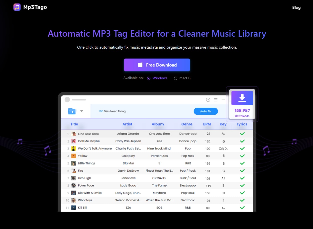 01 ID3Genius Editor de metadados do Windows