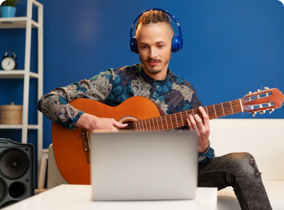 Musicien s'entraînant avec un métronome et détection du BPM